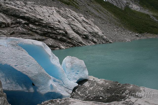 Norwegia (1867b).JPG - Norwegia - góry  Jostedalsbreen (Lodowiec Brigsdalsbreen)